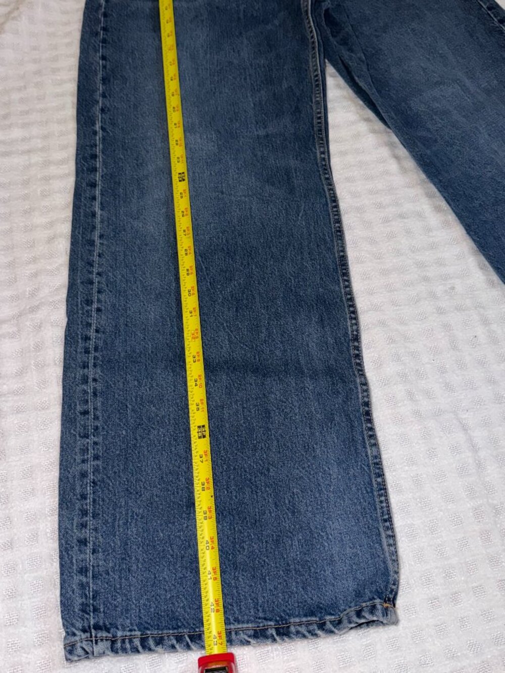 ZARA Women’s Crossover Waist Wide Leg Jeans Blue Size US 8 / EUR 40 - Picture 6 of 6